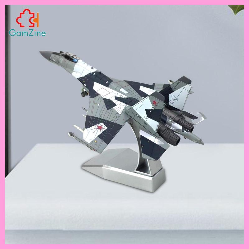 Mô Hình Máy Bay Chiến Đấu lzdxwcke2 SU-35 Tỉ Lệ 1 / 100 Có Chân Đứng