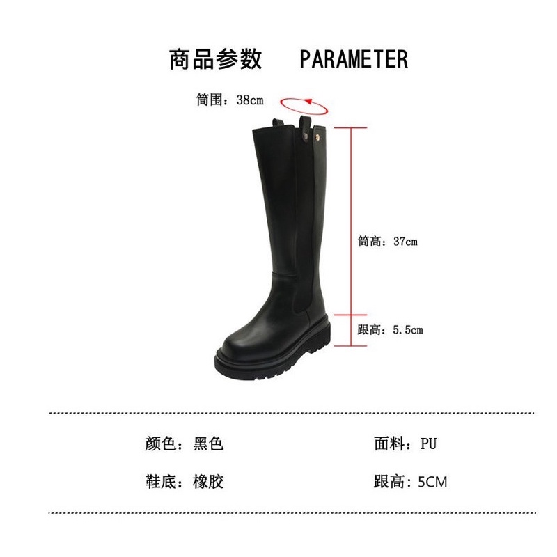 CÓ SẴN - bốt hươu cao cổ cao tới đầu gối 37 cm khoá kéo sau