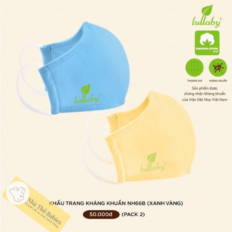 Khẩu trang kháng khuẩn Lullaby