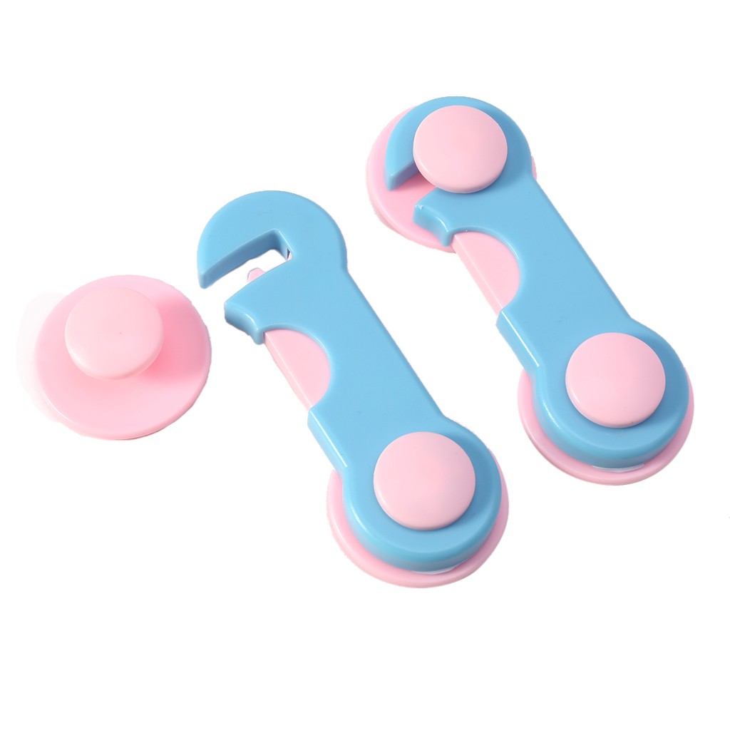 Set 4 khóa cửa tủ bằng nhựa bảo vệ an toàn cho bé