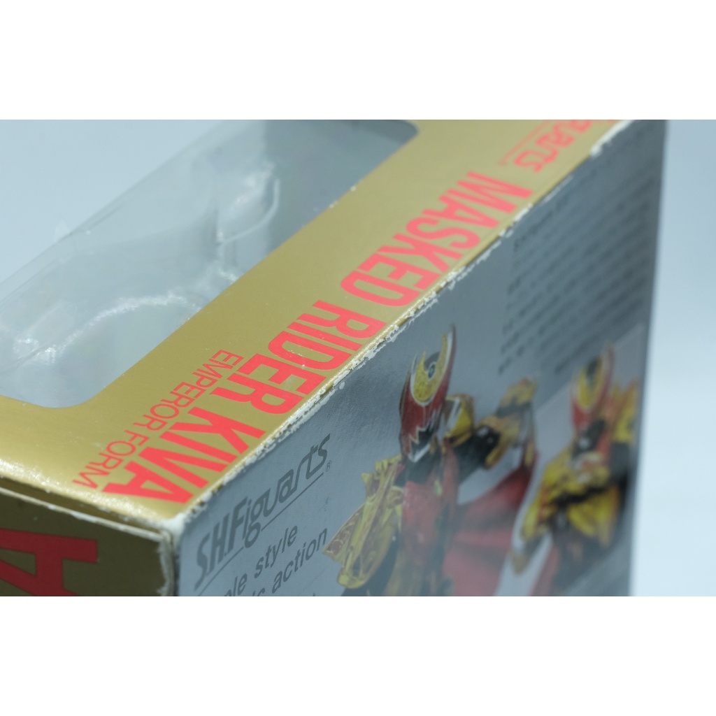 Mô hình SHF Kiva Emperor Form bản 1.0 2010 Chính hãng Bandai Bandai S.H. Figuarts Kamen Rider Kiva New nguyên seal