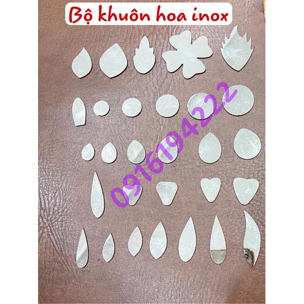 Bút cắt nhiệt 60W + Bộ khuôn Cắt hoa bằng inox dày