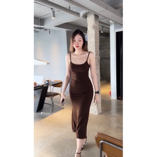 Đầm Body 2D Đuôi Cá Hở Lưng có Mút Ngực