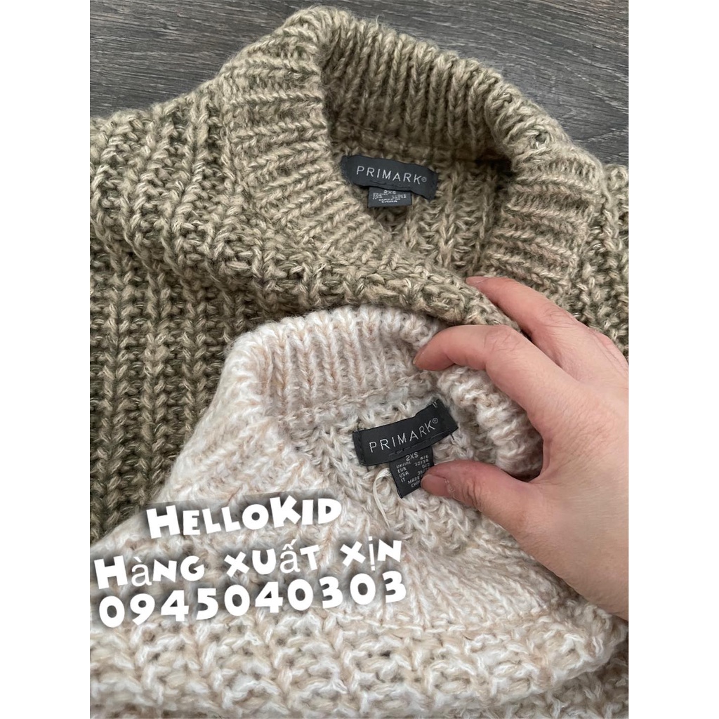 A52 - Áo len phối màu nữ PRIMAWOMAN | BigBuy360 - bigbuy360.vn