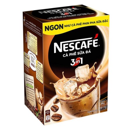 Nescafe sữa đá 3in1 hộp (10 gói 20gr)