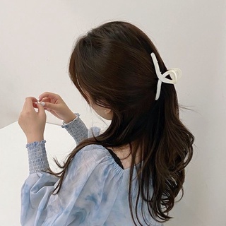  Kẹp tóc cá mập màu trơn đơn giản thời trang cho nữ