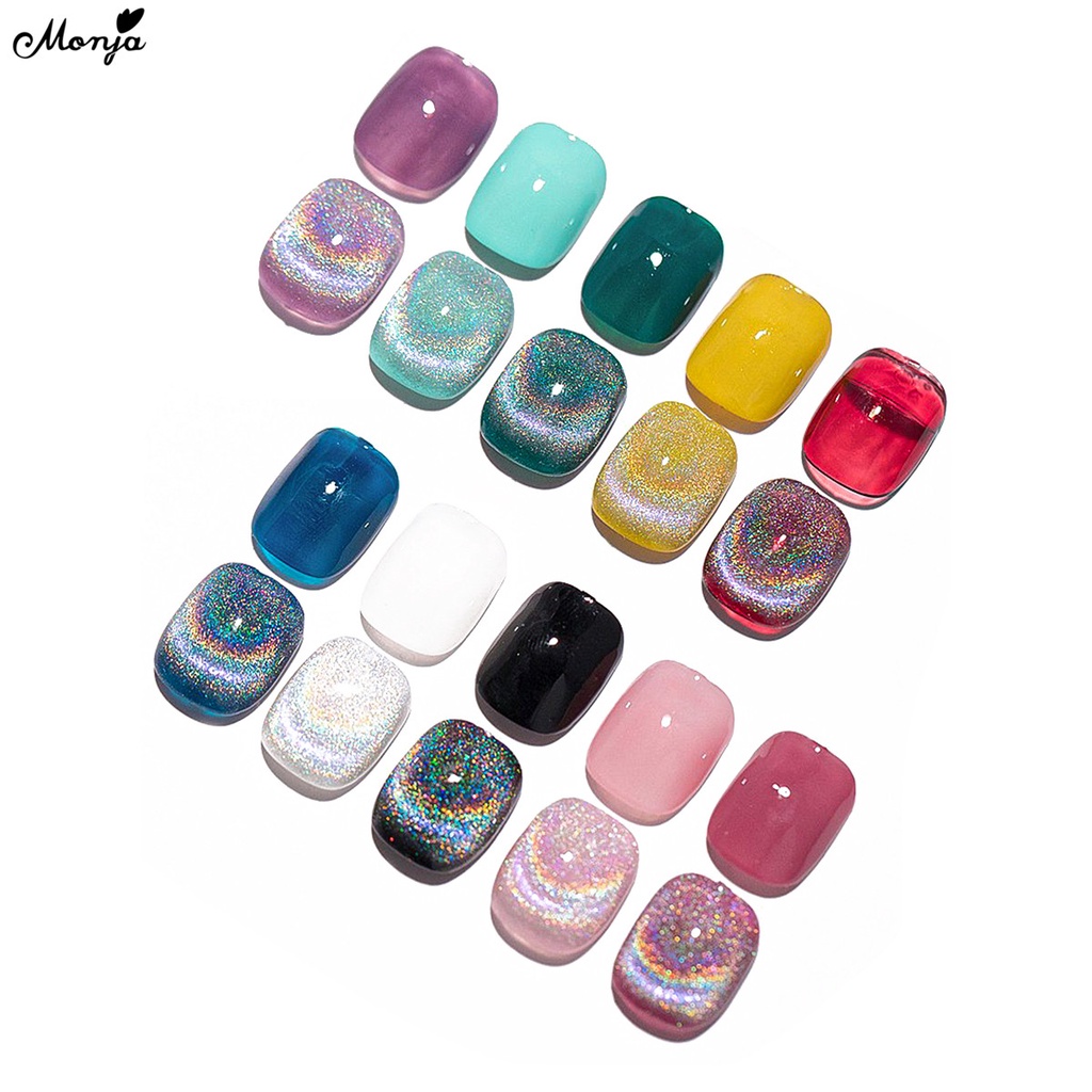 Gel sơn móng tay MONJA 8ml hiệu ứng mắt mèo phản quang từ tính độc đáo cao cấp