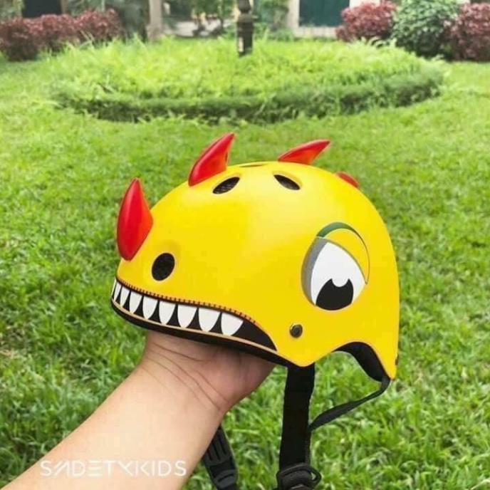 Mũ Bảo Hiểm Khủng Long Cho Bé Siêu Dễ Thương