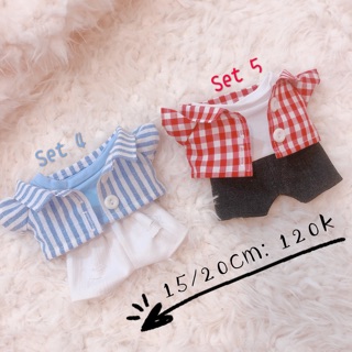 [Ord] Set 3 món sơmi kẻ