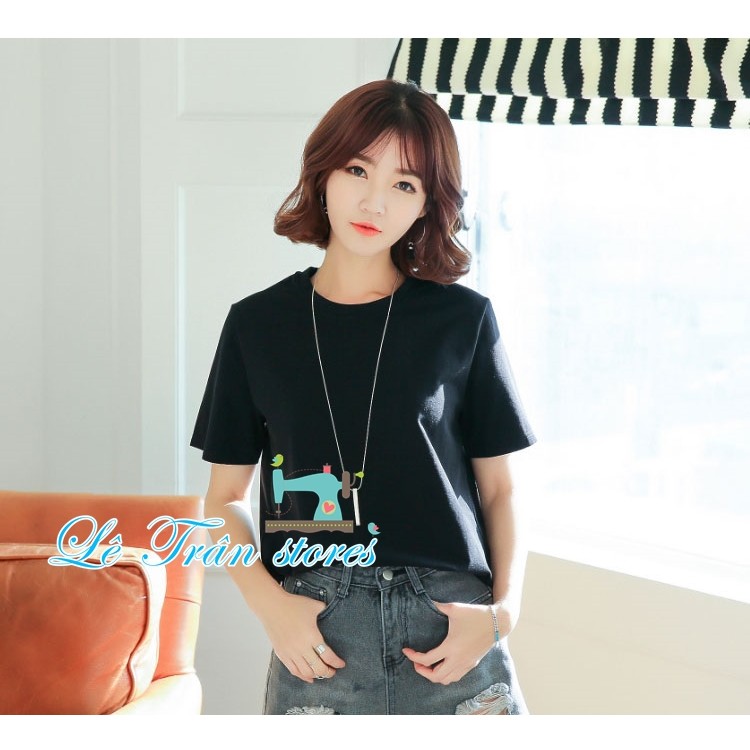 ÁO THUN TRẮNG ÁO THUN ĐEN ÁO THUN NỮ ĐẸP ÁO THUN NỮ GIÁ RẺ ÁO THUN GIÁ SỈ  LÊ TRÂN STORES | BigBuy360 - bigbuy360.vn