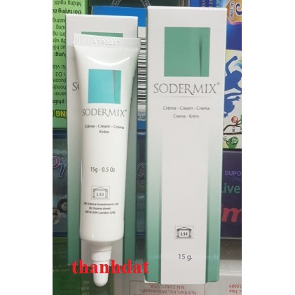 SODERMIX cream kem bôi sẹo tube 15gr