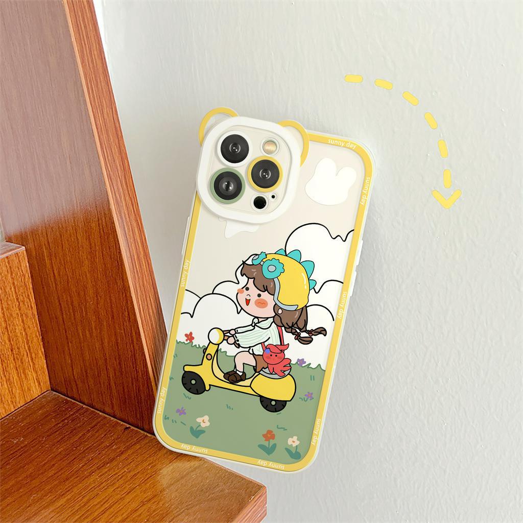 Ốp lưng iphone camera gấu Sunny Day 6/6plus/6s/6splus/7/7plus/8/8plus/x/xs/11/12/13/14/pro/max/promax/plus/shin/case