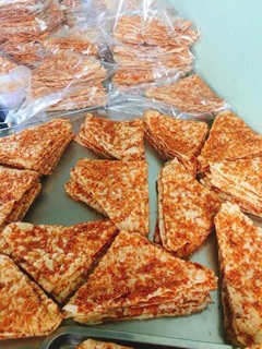 Bánh tráng sate bò siêu cay