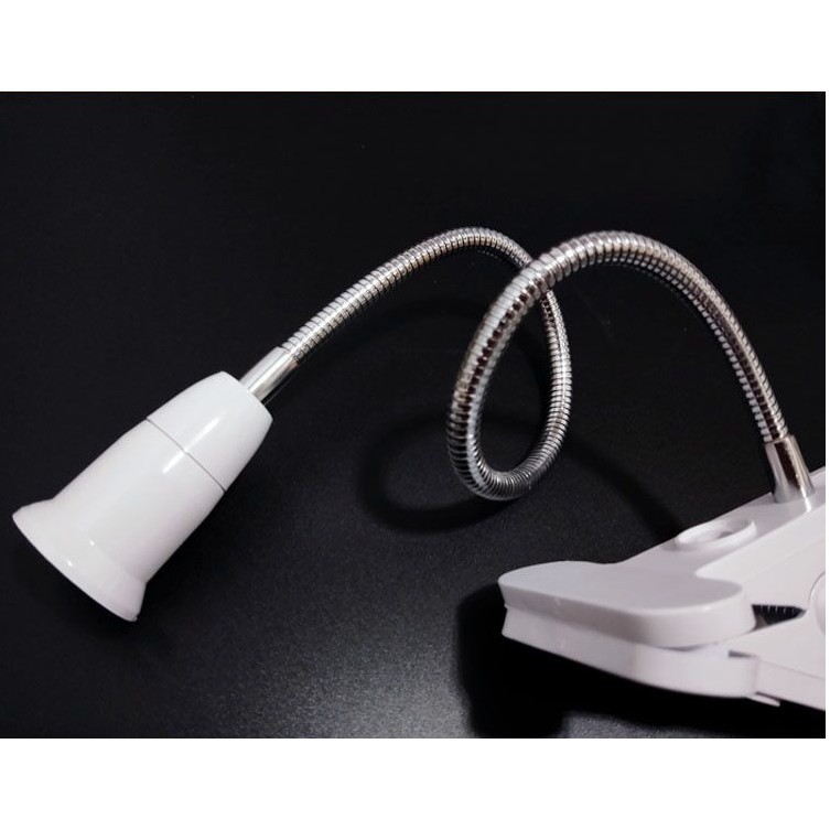 Chân đèn để bàn kẹp 33 cm, Chân đèn led đui xoáy e27 - Công cụ tiện ích