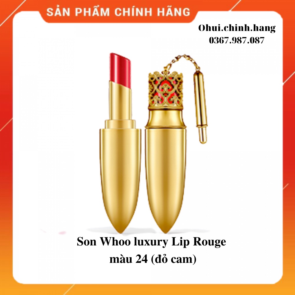 Son Whoo luxury Lip Rouge màu 24 _EBISU COSMETIC