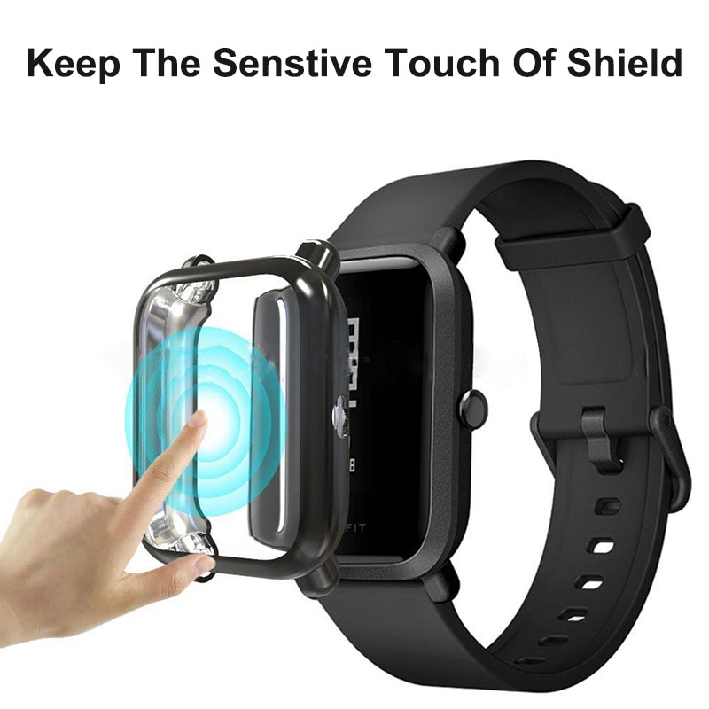 Tpu All-inclusive Anti-fall Watch Case Suitable For Amazfit Bip