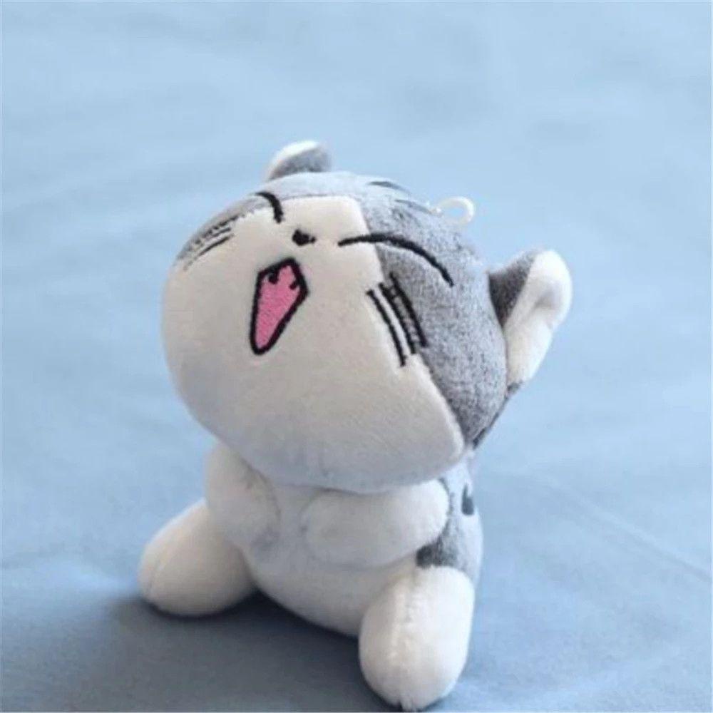 Móc Khóa Hình Mèo Nhồi Bông 10CM Đáng Yêu