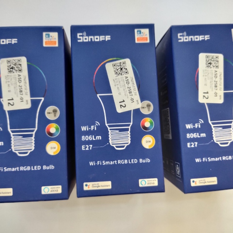 Bóng Đèn LED Thông Minh Sonoff Wi-Fi B05-B-A60 9W E27 RGB