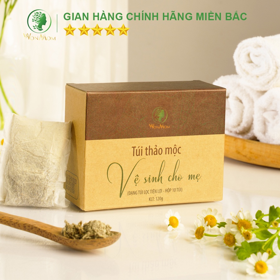 Túi thảo mộc xông vùng kín, thơm tho và se khít Wonmom