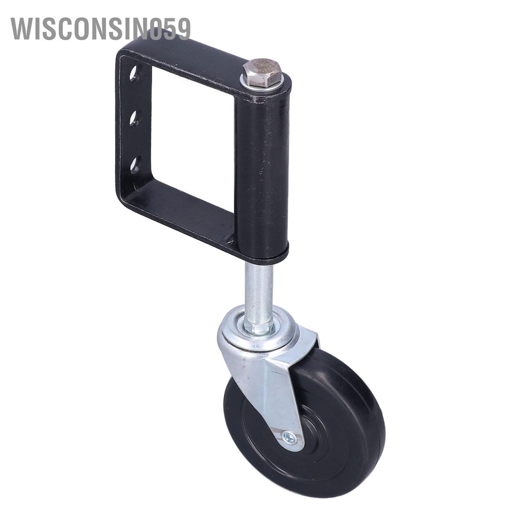 Wisconsin059 Lò xo có tải bánh xe Cổng Caster 4in 3 lỗ Phụ kiện cửa hạng nặng cho nhà máy