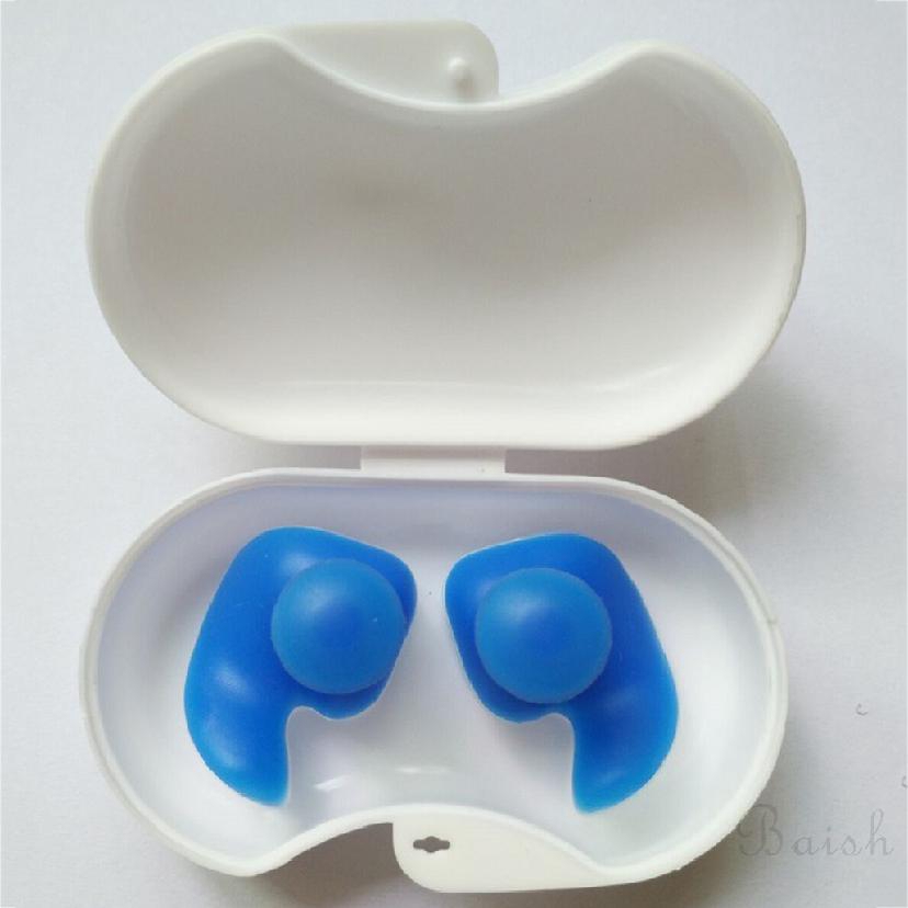 Bộ nút tai bằng silicon sử dụng khi bơi chống nước cho người lớn và trẻ em