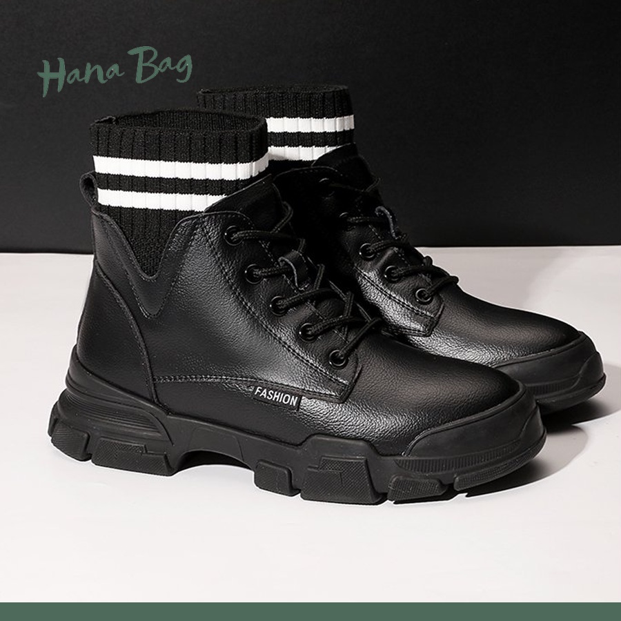 Giày bốt nữ cao cổ Loại 1, giày boot nữ thời trang phong cách Hàn Quốc | BigBuy360 - bigbuy360.vn
