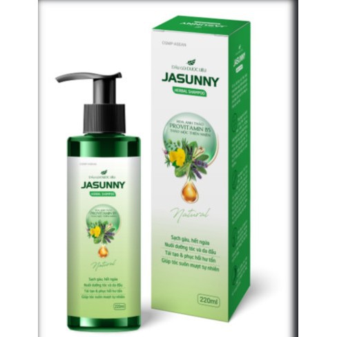 Dầu gội dược liệu Jasunny - Giúp sạch gàu, hết ngứa, tái tạo và phục hồi hư tổn (Chai 220ml)
