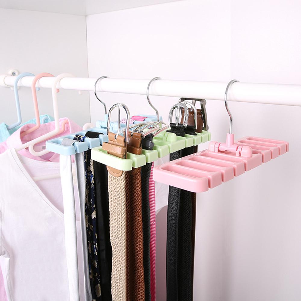 Giá Đỡ Treo Khăn Quàng Cổ 10 / 8 Lỗ Xoay Tiết Kiệm Không Gian Đa Năng