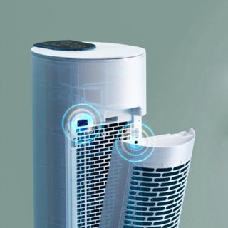 Quạt điều hòa tháp tròn không cánh inverter cao cấp Midea AC120-18AR, bảo hành 12 tháng, lỗi 1 đổi 1