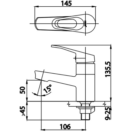 Vòi Nước Lavabo COTTO CT1165AE 1 Đường Nước - Phân Phối Chính Hãng Bởi SCG Home