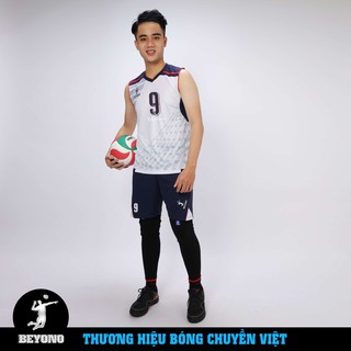 BỘ QUẦN ÁO BÓNG CHUYỀN BEYONO BY06 (NAM) - TRANG PHỤC THỂ THAO CAO CẤP, MIỄN PHÍ IN ẤN