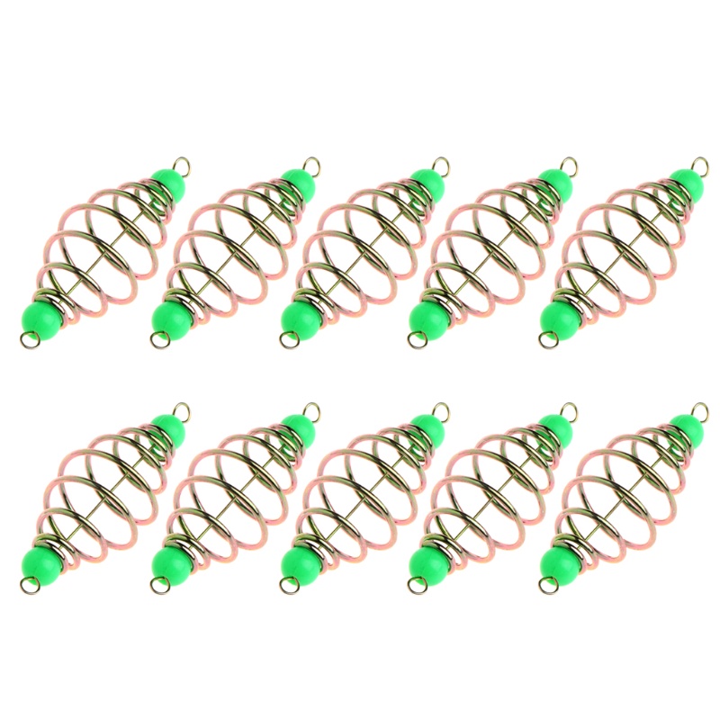 Set 10 Dụng Cụ Đựng Mồi Câu Cá Bằng Thép Không Gỉ