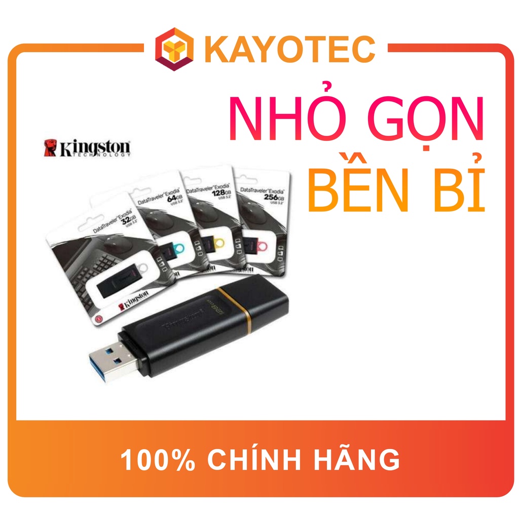 USB Kingston 32GB DataTraveler Exodia(DTX/32GB) - Hàng chính hãng