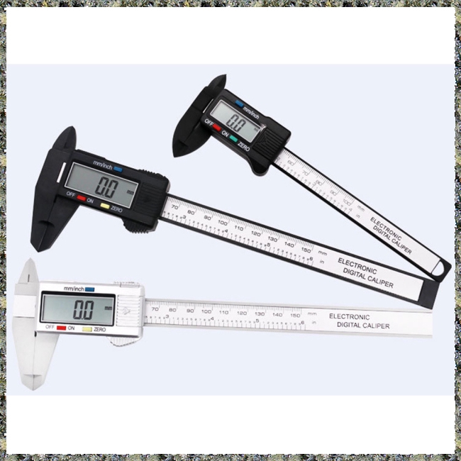 Thước kẹp điện tử bằng nhựa tiện lợi 0-150mm