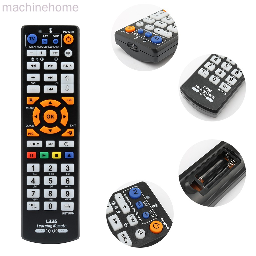 L336 Copy Smart Remote Control Controller With Learn Function For TV CBL DVD SAT Learning machinehome
