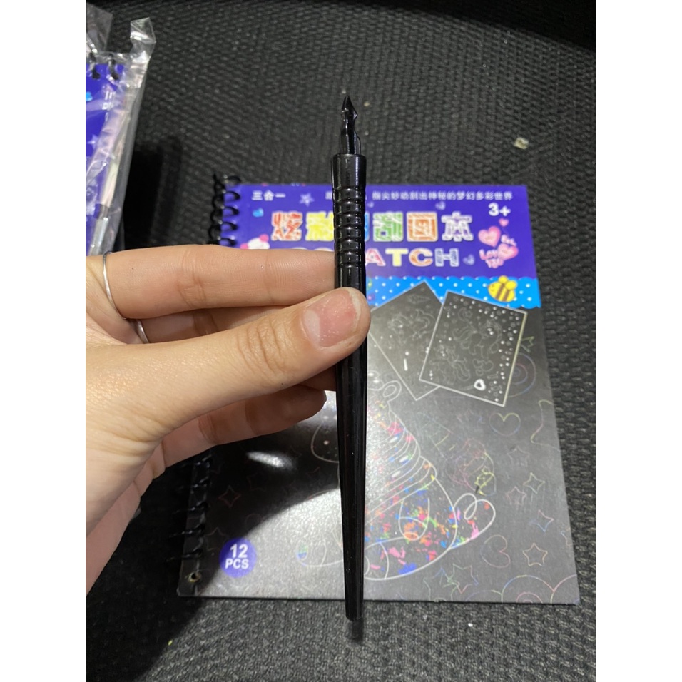 Sổ tay ma thuật Scratch Note hình các con vật kèm bút cào