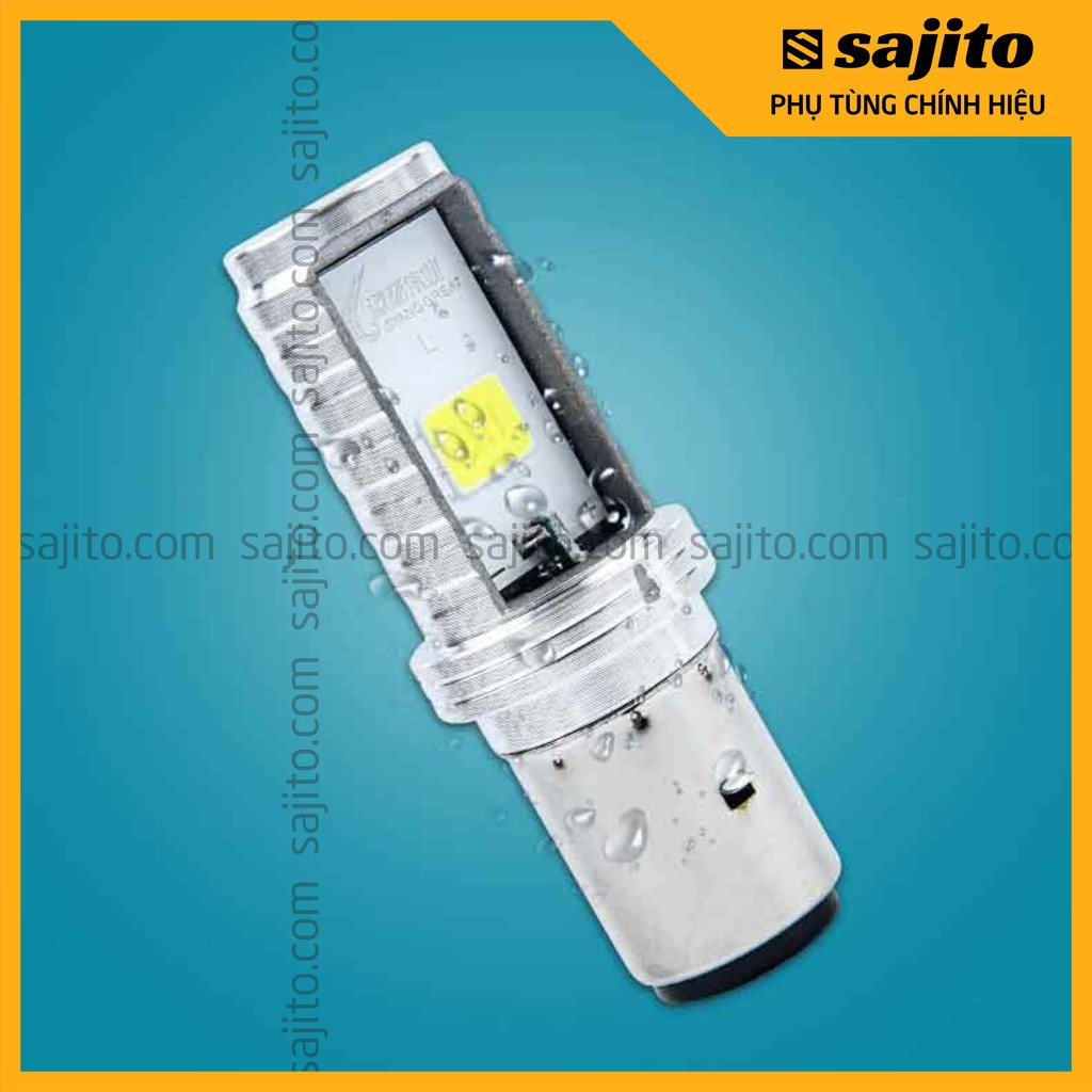 Bóng pha LED xe máy, xe đạp điện - Chân cài 12-85V - Siêu sáng, chống nước