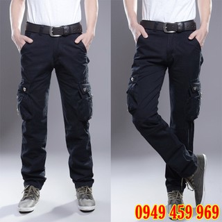[GIẢM GIÁ 50%] Quần Kaki Túi Hộp Phong Cách Lính