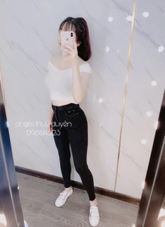 ÁO CROPTOP CỔ TIM