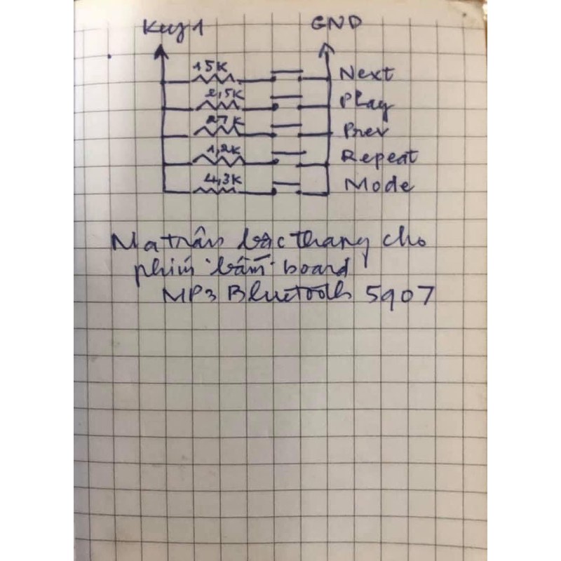 Mạch bluetooth 5.0 thay thế cho công suất GD