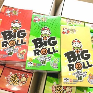 Rong biển Big Roll giòn giòn cay cay ( hộp 12 gói)