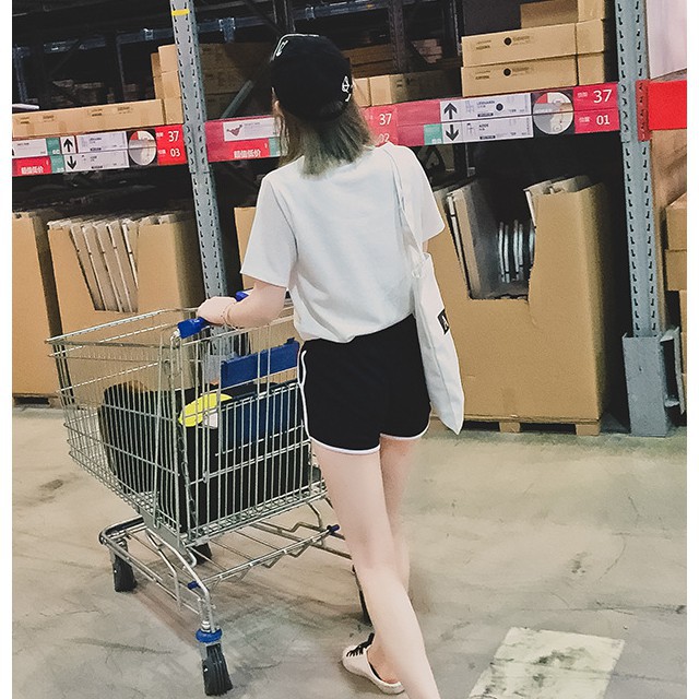 Quần short thun nữ thể thao gợi cảm, quần đùi nữ thun co dãn, mềm mịn, thấm hút mồ hôi | BigBuy360 - bigbuy360.vn