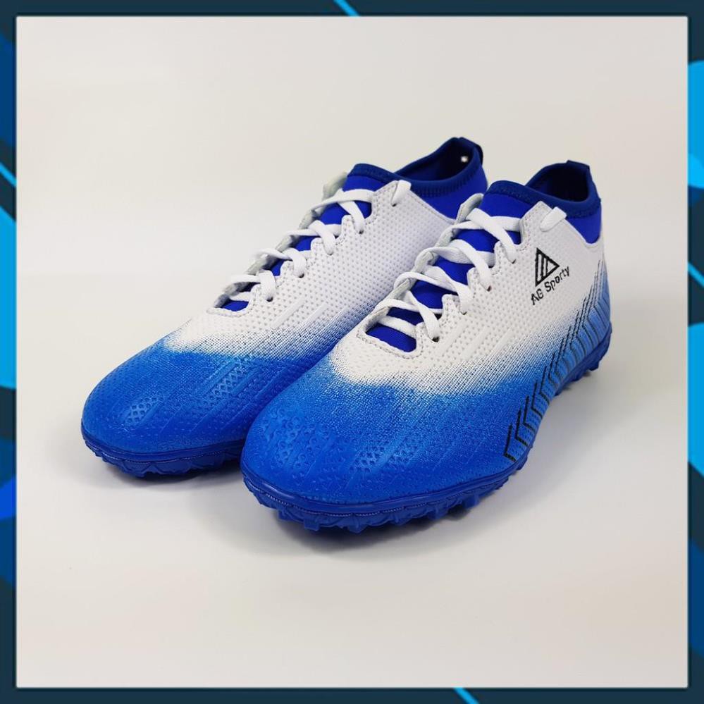 Giày đá bóng, đá banh cỏ nhân tạo AG Sporty Fly Xanh Dương . RẺ VÔ ĐỊCH XCv hot ‣ : >