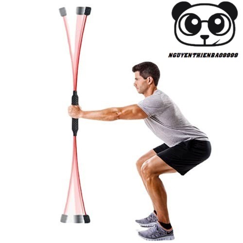 Dụng Cụ Fitness Tập Thể Dục, Thanh Rung FLEX BAR Đàn Hồi Tập Gym Đa Năng Làm Gọn Cơ Thể Săn Chắc Các Cơ Tại Nhà Siêu Bền