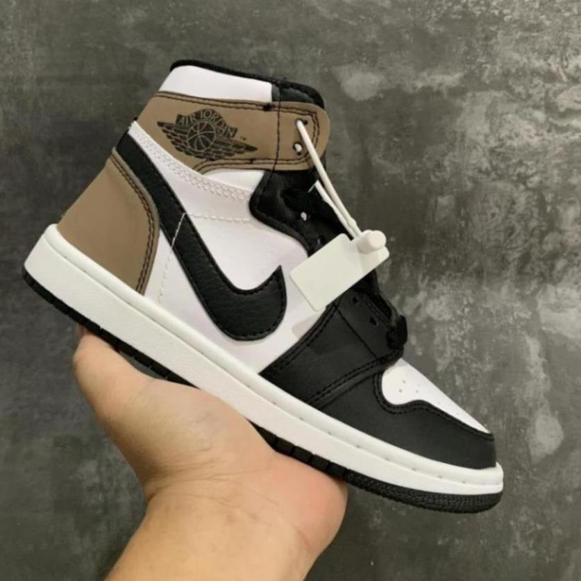 Giày thể thao AIR JORDAN 1 CAO CỔ MÀU NÂU , giày sneaker jodan  jd1  HIGH hot trend bản đẹp nam nữ full box | BigBuy360 - bigbuy360.vn