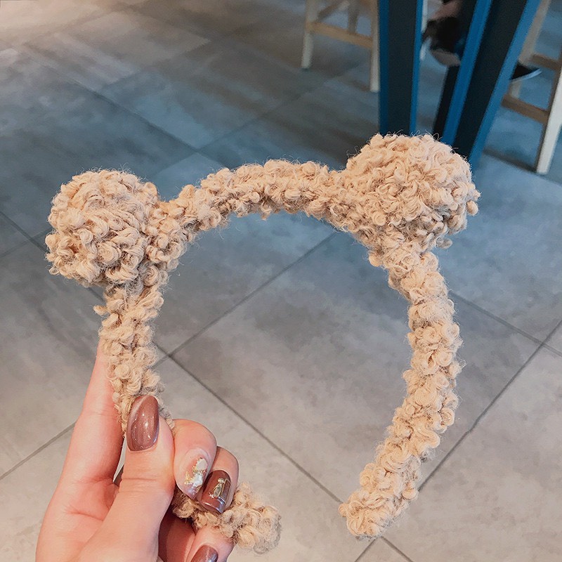 CÀI TÓC ĐÔI BÔNG TRÒN GẤU SIÊU DỄ THƯƠNG 361 PHONG CÁCH ULZZANG