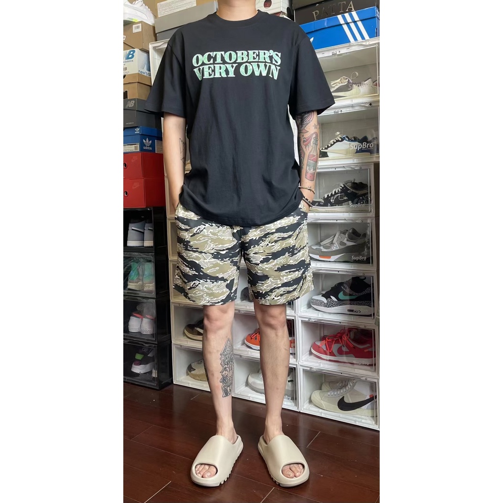 Ovo Áo Thun cotton Tay Lửng In Họa Tiết Cá Tính Trẻ Trung