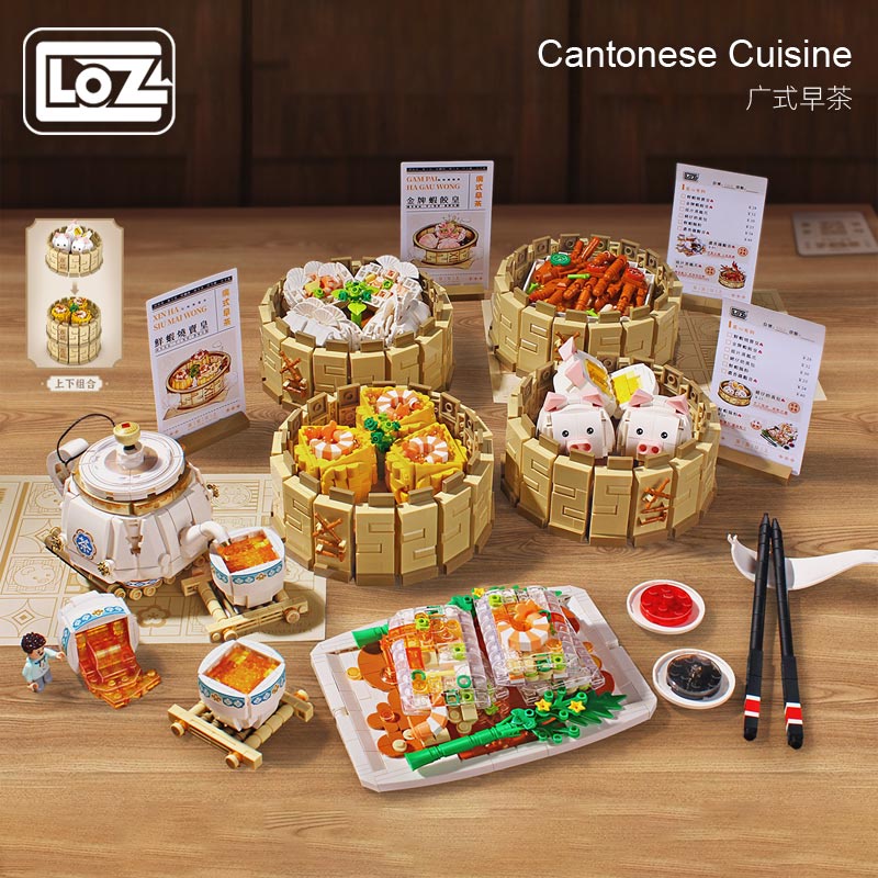 Loz Bộ Đồ Chơi Lắp Ráp Hình Bàn Chân Chim Phượng Hoàng Độc Đáo