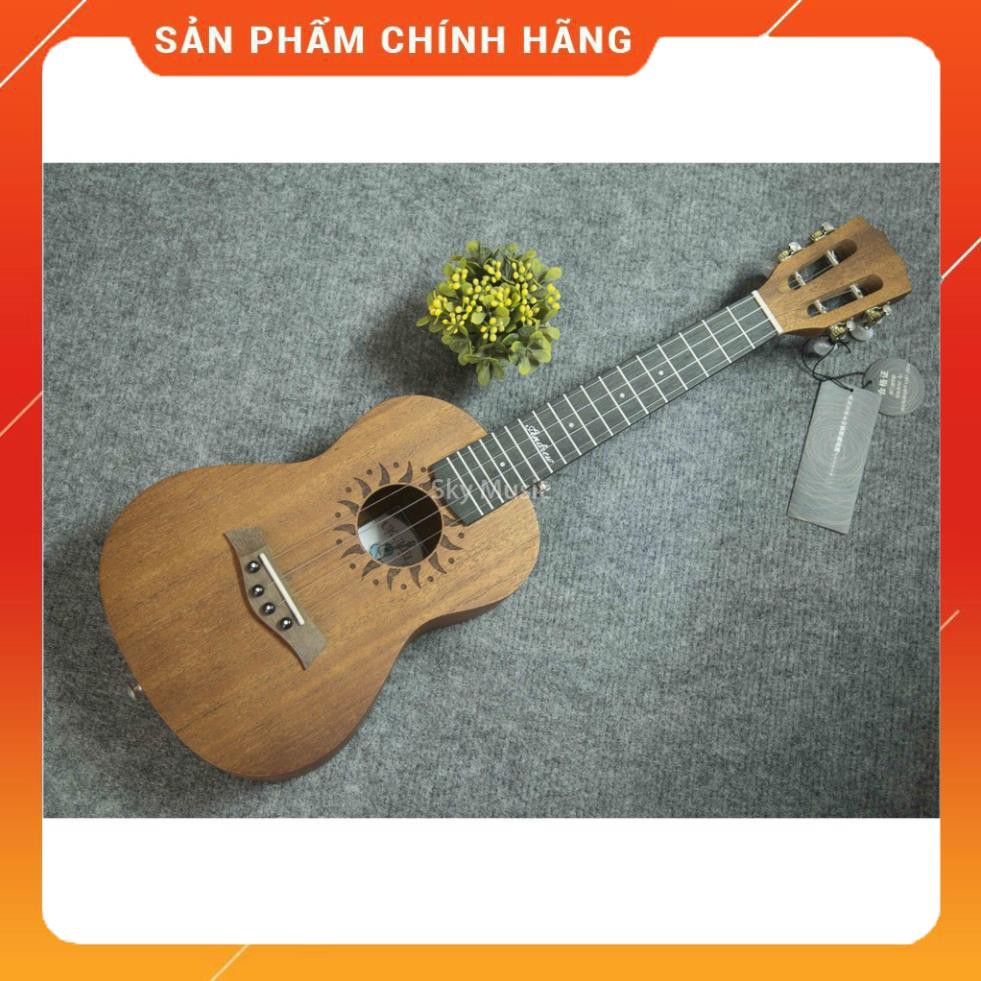 [Hàng chuẩn loại 1] Đàn Ukulele Concert 23inch Andrew Họa Tiết Mặt Trời Siêu Xịn Sò (Tặng Kèm Full Phụ Kiện)