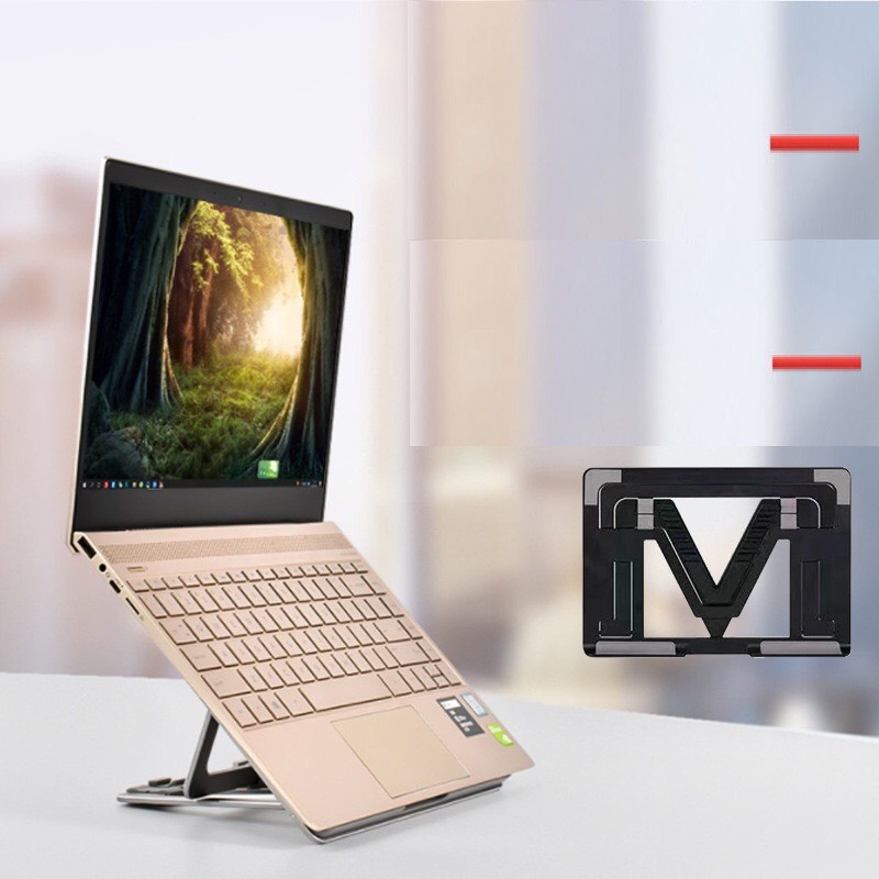 Giá đỡ laptop,ipad, macbook, kệ đỡ máy tính hỗ trợ tản nhiêt, gấp gọn